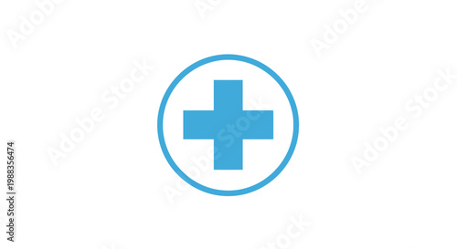 Medical assistance symbol, healthcare icon, first aid emblem, hospital logo on white