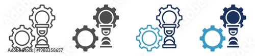 machines multi purpose icon set