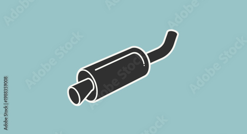 Automotive Exhaust System Component - Silencer and Tailpipe