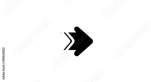 Minimalist black arrow icon indicating direction, progress, and movement against white background Free Download Minimalist black arrow icon indicating direction, progress, and movement against white background - GFXLoad