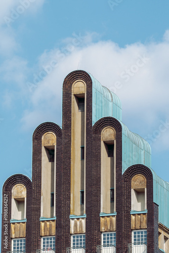 Hochzeitsturm Darmstadt — Art Nouveau Wedding Tower, Mathildenhöhe UNESCO World Heritage, Germany
