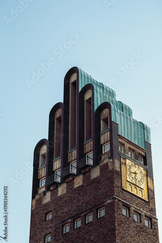 Hochzeitsturm Darmstadt — Art Nouveau Wedding Tower, Mathildenhöhe UNESCO World Heritage, Germany
