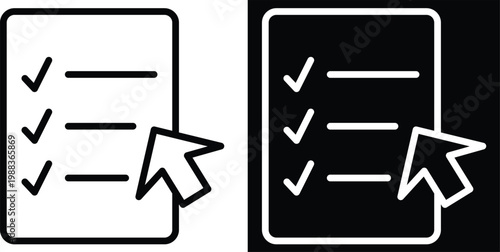 select Two-tone version in black and white background