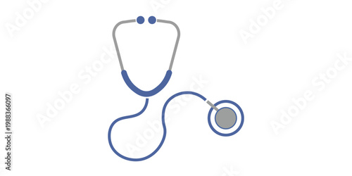 stethoscope icon on white background