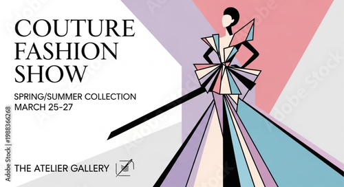 Modern Couture Fashion Show Spring Summer Collection.