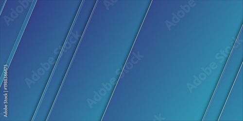 Abstract design with blue ribbon on white background color in geometric pattern design in illustration. modern background with blue gradient color. modern background with blue gradient color. 