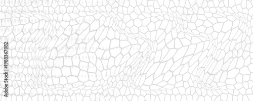 Pola kulit ular hitam terisolasi pada latar belakang putih ilustrasi modern eps 10	Print