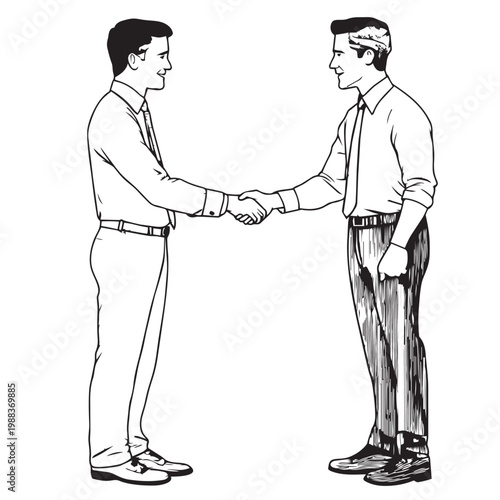 business people shaking hands