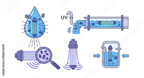 Water Purification System Using UV Light Technology.