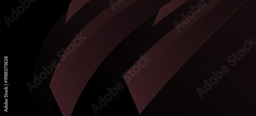 Sultry Dark red abstract gradient background design. Curling wave of red on dark red background. Dark red banner. Vector Illustration.