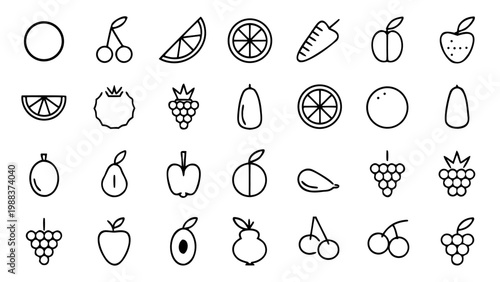 A set of sparse white vector outlines and small artifacts are positioned against a solid black background.