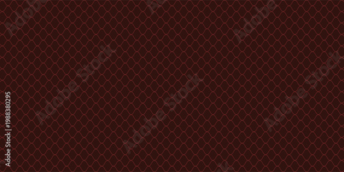 Abstract red steel mesh background with red glowing lines with free space for design. Modern technology innovation concept background.