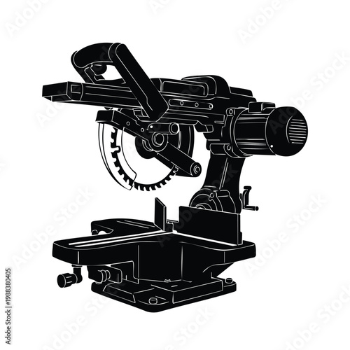 Miter saw silhouette set bundle for woodworking and construction projects.