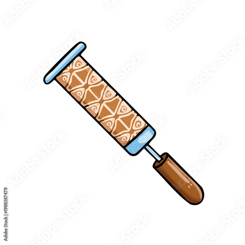 Traditional Wooden Massage Tool for Feet Relaxation and Foot Care Therapy