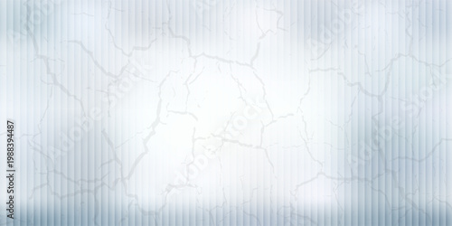 Vector ribbed glass texture background. Blue white grey ribbed glass. Natural color. Mesh gradient. acrylic ribbed bath surface. Reeded glass background semitransparent overlay. Bath wall window