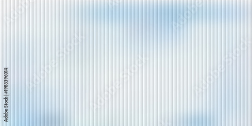 Vector ribbed glass texture background. Blue white grey green ribbed glass. Mesh gradient. acrylic ribbed bath surface. Reeded glass background semitransparent overlay. Bath wall window