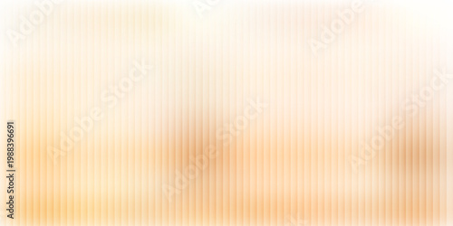 Brown beige orange ribbed glass. Vector ribbed glass texture background. Mesh gradient. acrylic ribbed bath surface. Reeded glass background semitransparent overlay. Bath wall window