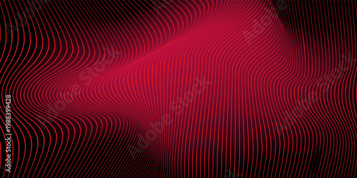 Abstract dark red gradient diagonal stripes background, horizontal cover for branding, advertising props