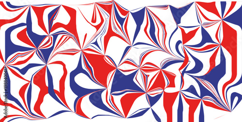 Airmail Envelope frame images with strips. International vintage letter border. Retro air mail postcard with blue and red stripes.  Empty classic postal frame. Vector illustration