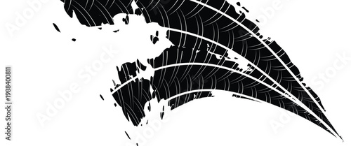 Tire tread marks, wheel textures, tire marks - car racing, motocross, drift, rally, off-road and others. modern