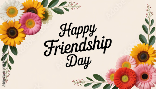 Happy Friendship Day Greeting Card