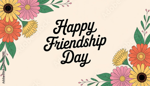Happy Friendship Day Greeting Card