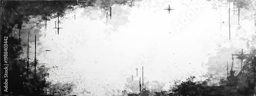 Abstract image of a city edge and minimalist aesthetic,  a conceptual monochrome cityscape and subtle graphic element, an urban sketch a dramatic composition and simple art concept. 