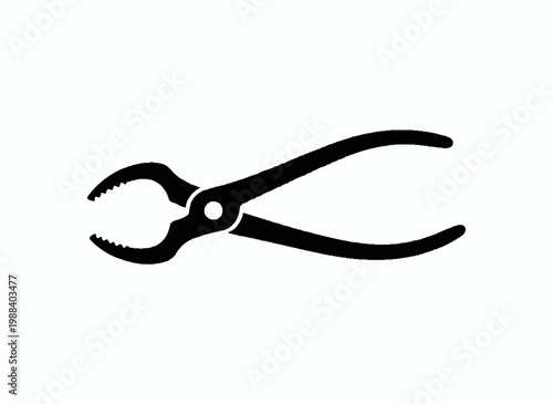 Classic Pliers on a Black Backdrop: A timeless pair of pliers, depicted in striking silhouette, rests against a dark backdrop. The tools embody precision and craftsmanship, designed to grip, bend.