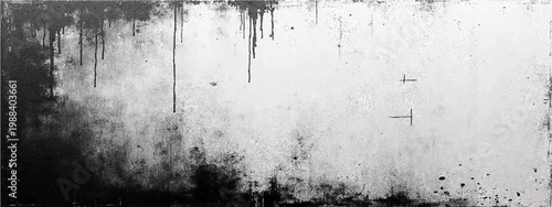 Abstract ink wash art monochrome artwork and textured paper details and stark contrast dark and light flowing artistic expression.