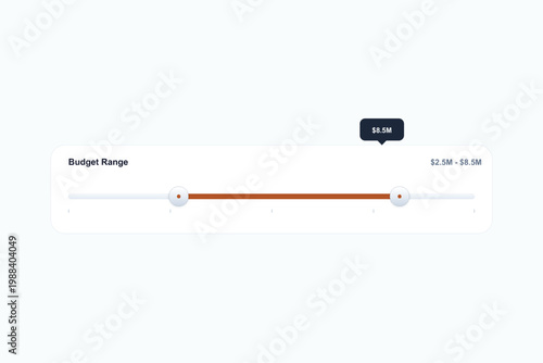 Finance, Budget, Money, Range Slider, Vector Graphic