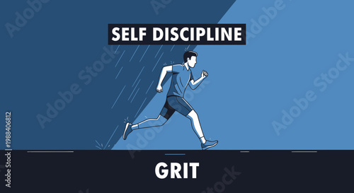 Running Through Challenges Demonstrates Unwavering Self Discipline And Resilience
