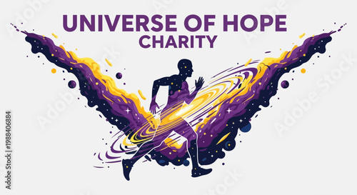 Running Through the Cosmic Universe: An Energetic and Hopeful Charity Design