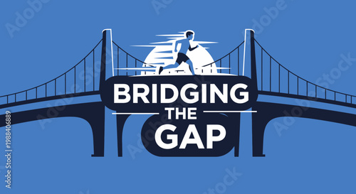 Running Through the Bridge of Progress: An Emblem of Ambition and Connection