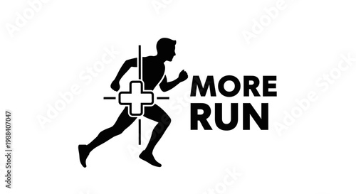 Running Towards Enhanced Fitness: A Dynamic Graphic Concept for Active Lifestyle, Training