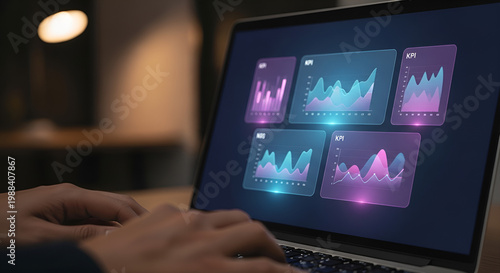 Artificial Intelligence Business Technology Concept with Data Analytics, Cloud Computing, Cyber Security, Coding and Digital Interface, Modern Workspace Innovation, Fintech Solutions and Smart Busines