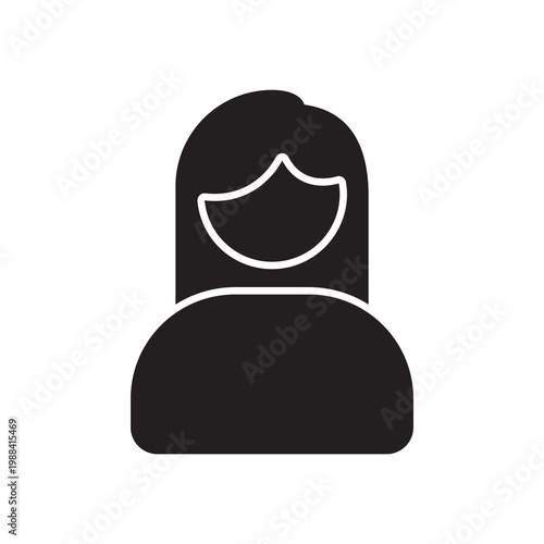 Female User Avatar Solid Icon