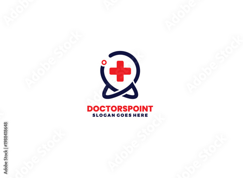 Medical Location Pin Logo