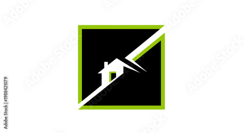 Modern House Logo Design Depicting Property, Real Estate, and Architectural Concepts