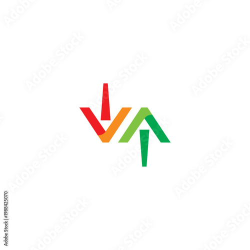Arrow Up and Down logo or icon design