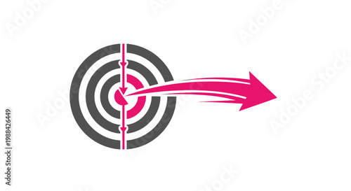 Striking Target with Swift Arrow Logo Design For Success Concepts