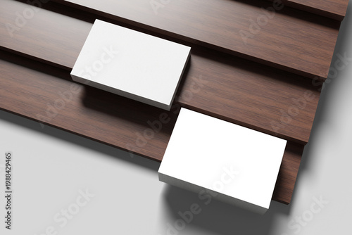 Minimal Stack Business Card Mockup for showcasing your design to clients