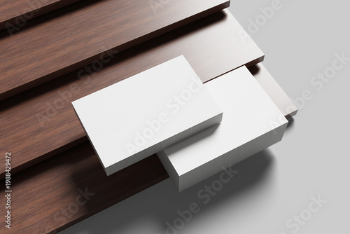 Modern Stack Business Card Mockup for showcasing your design to clients
