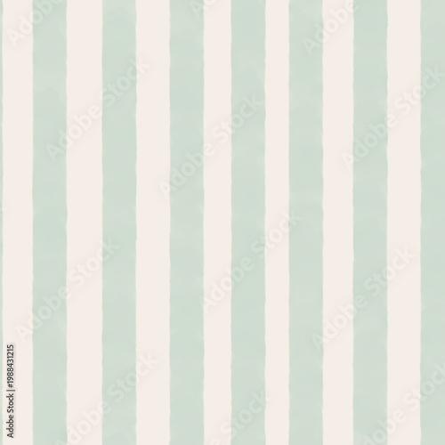Seamless green striped pattern in soft pastel tones. Fresh minimal design feels calm and modern and perfect for backgrounds or textile.