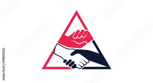 Triangle Symbolizing Partnership And Collaboration