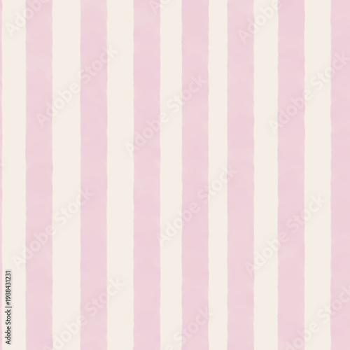 Seamless pink striped pattern in soft pastel tones. Minimal elegant design feels clean and modern and perfect for backgrounds or textile.