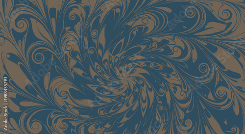 A vibrant and mesmerizing abstract fractal pattern showcases an intricate blend of swirling colors, creating a dynamic visual that evokes a sense of fluid motion and artistic complexity.