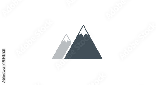 Graphic Mountain Logo Design Elements.