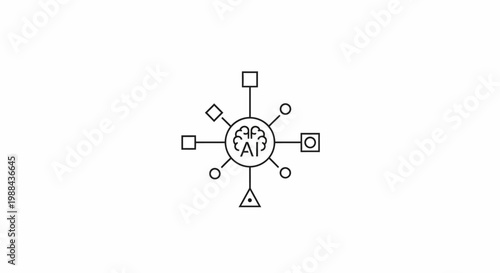 Geometric shapes and symbols pattern.