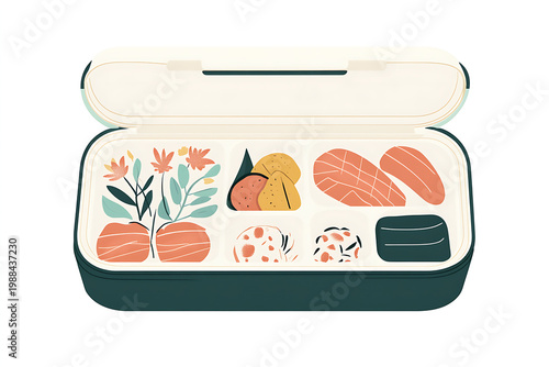 Minimal Food Storage Concept with Eco Friendly Lunchbox