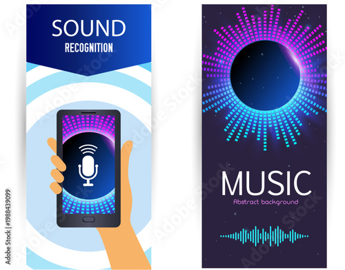 festival concert. music festival flyer, brochure background. template flyer. vector illustration.